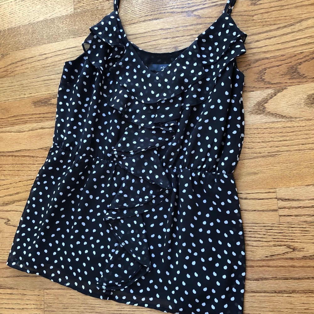 Aqua polka dot top - Picture 5 of 5